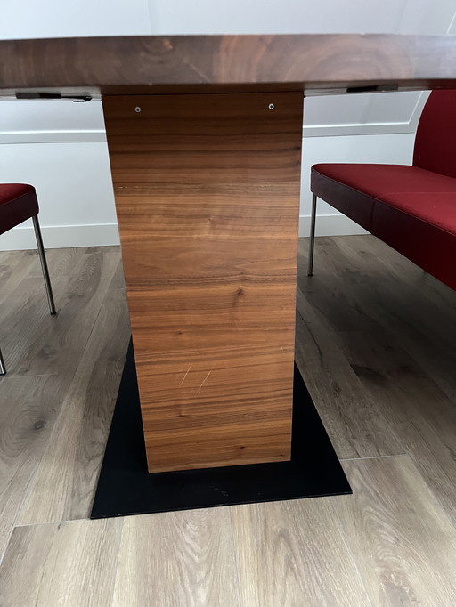 Table with bench and 2 chairs