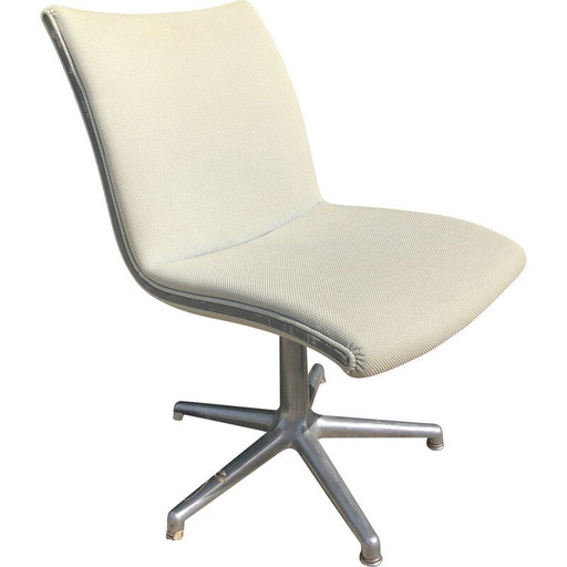 Vintage wollen draaifauteuil voor Artifort, 1970