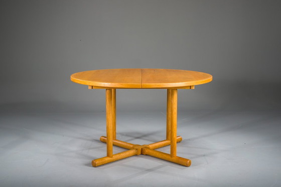 Image 1 of Danish Extendable Oak Dining Table by Kurt Østervig for Jason Møbler, 1950s