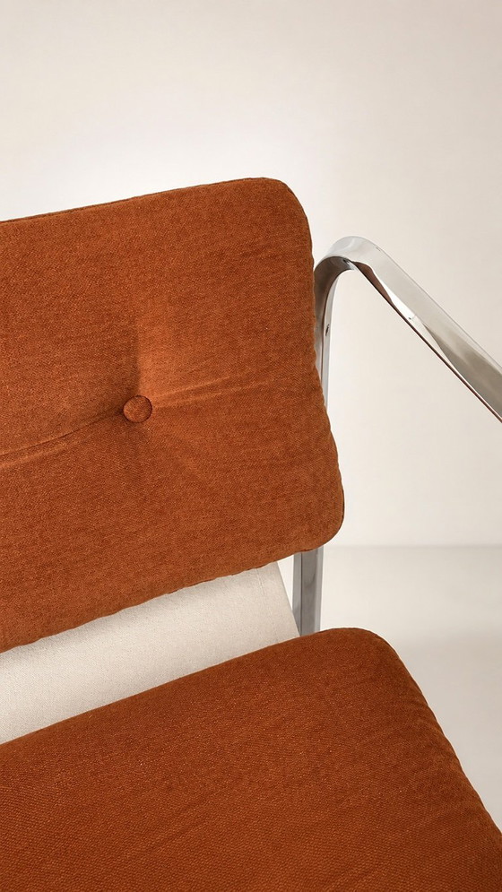 Image 1 of Set of 2 Italian lounge chairs 70S