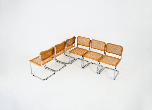 Dining Chairs Style B32 By Marcel Breuer, set of 6