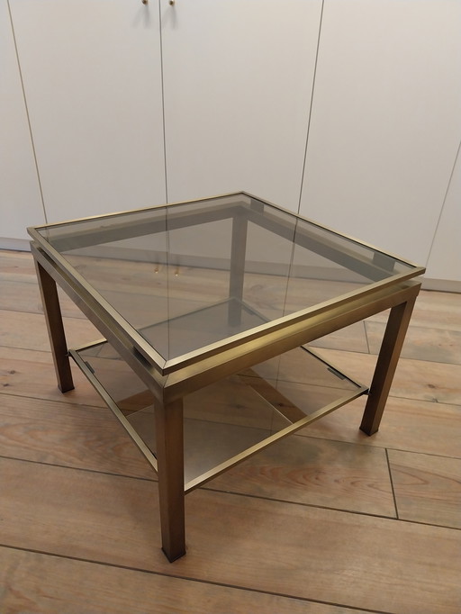 1 Mid - Century side table by Maison Jansen.