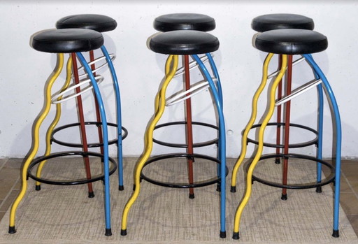 Tabouret Duplex de Javier Mariscal 6 x