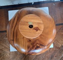 Platine vinyle en teck des années 1960/70