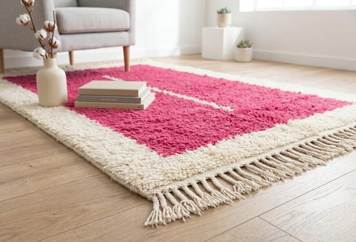 Alfombra bereber tradicional hecha a mano de 150/250 cm. – Aime Té, vloerkleden en tapijten, Wool (photo 2 of 5)