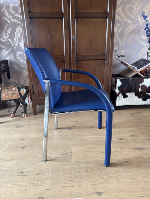 6 Leolux Chimaronne dining chairs