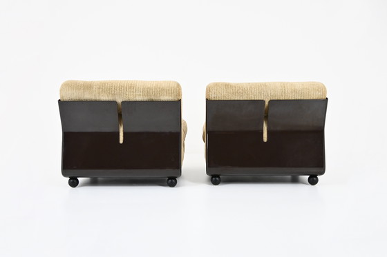 Image 1 of Paire de Fauteuils « Amanta » par Mario Bellini pour B&B Italia, 1970s