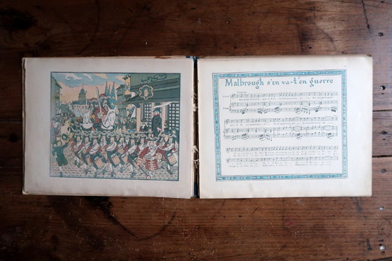 Image 1 of Antique French Illustrated Children's Music Book "Voyez Comme on Danse", Gabriel Pierné, c.1920 – 2C44