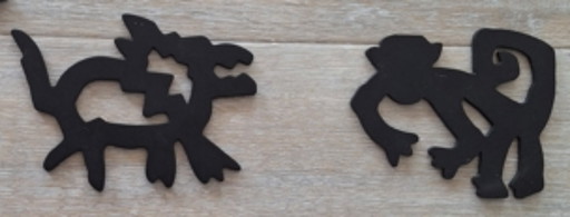 Design Teun Kees set of rubber coasters