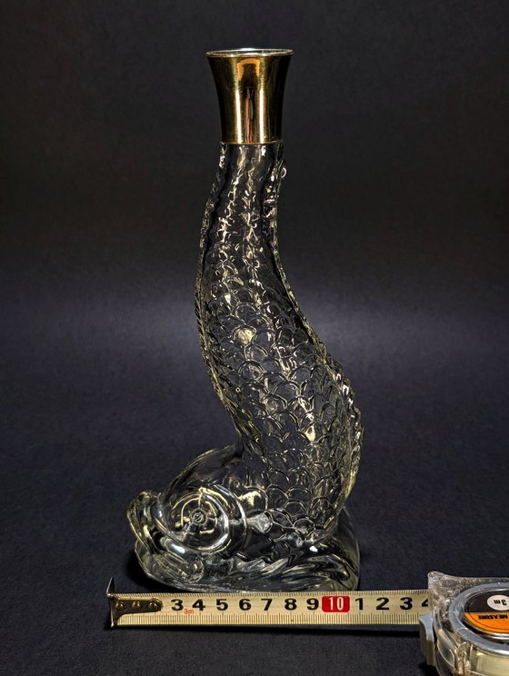 Vintage Fish Bottle (Made in France) – Decorative Objects, Glass, Metal (photo 10 of 10)