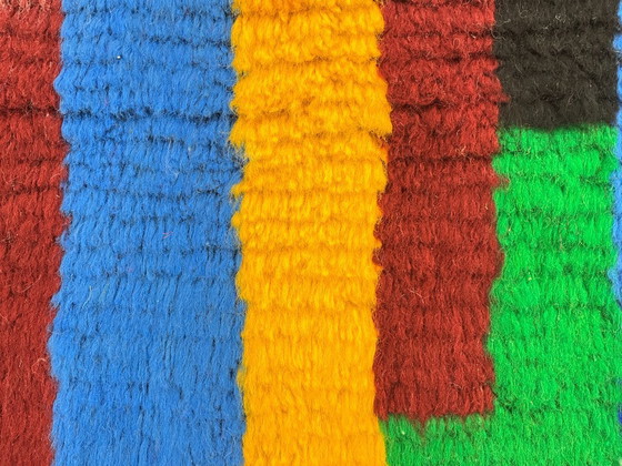 Image 1 of Alfombra marroquí colorida – Expresión cultural – 254 cm x 174 cm