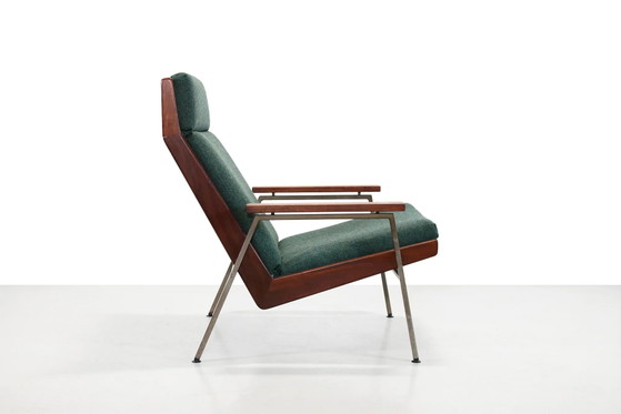 Teak Rob Parry Lotus armchair for Gelderland – Wool, Wood, Mid Century Modern (photo 3 of 6)