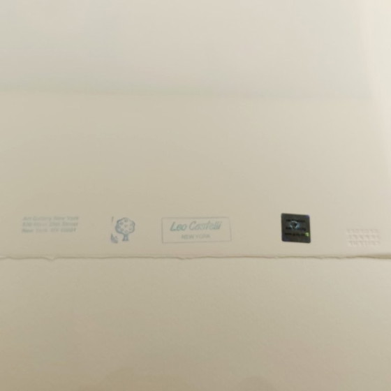 Image 1 of 1980s Andy Warhol "Flowers" Limited Series Lithograph - Leo Castelli - New York - Numbered in Pencil.