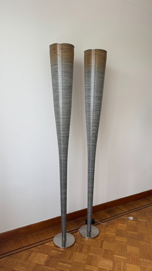 Foscarini Mite vloerlampen – Marc Sadler – set van 2