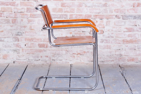 Butaca checa Bauhaus de haya de Mücke-Melder, acero cromado, años 30 – Sillones, Metal, Wood (photo 10 of 12)