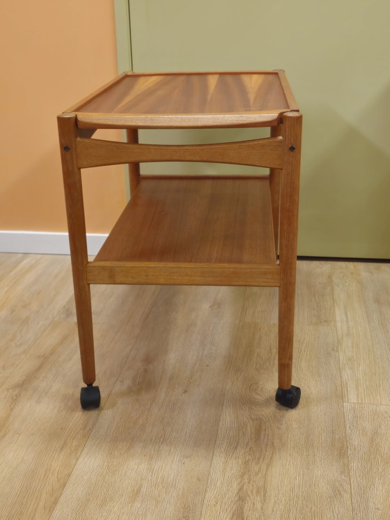 Image 1 of Vintage Poul Hundevad Serving Trolley Drinks Cart