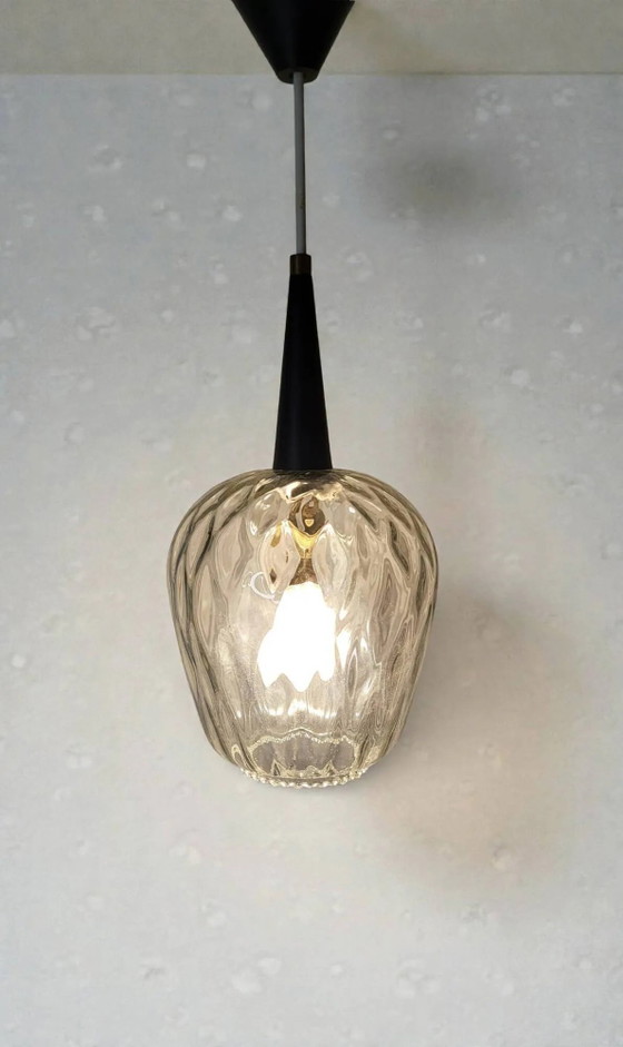 Glass pendant, 1960s – Pendant lamps, Crystal, Bauhaus (photo 7 of 9)
