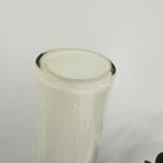 Grande vaso da terra fatto a mano. 55cm di altezza bianco/crema-nero – Vasi, Vetro (photo 5 of 6)