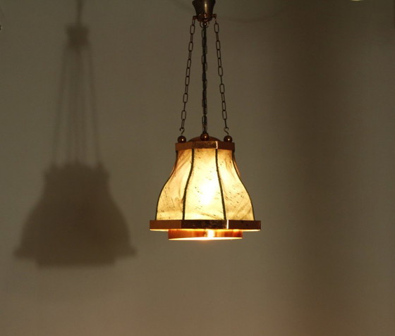Image 1 of Copper Pendant Lamp, Sweden, 1950s
