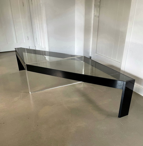 Image 1 of Table basse postmoderne, design de Henk de Swart pour De Swart Designs, années 1980