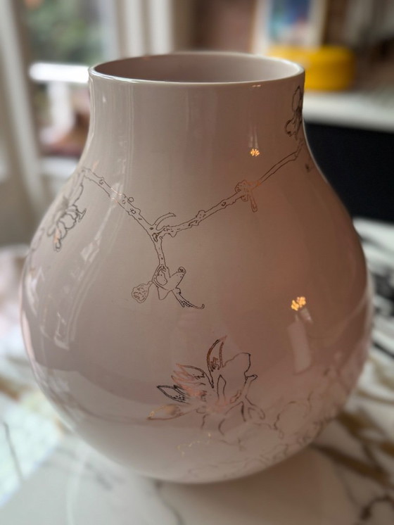 Image 1 of Hella Jongerius vase pink and gold