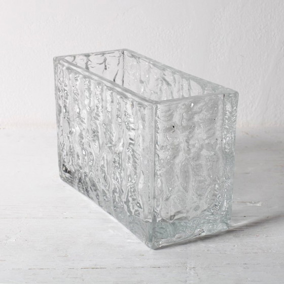 Image 1 of Vintage Sklo Union Glass Jardinière Vase Moravia / Vladislav Urban / 1968