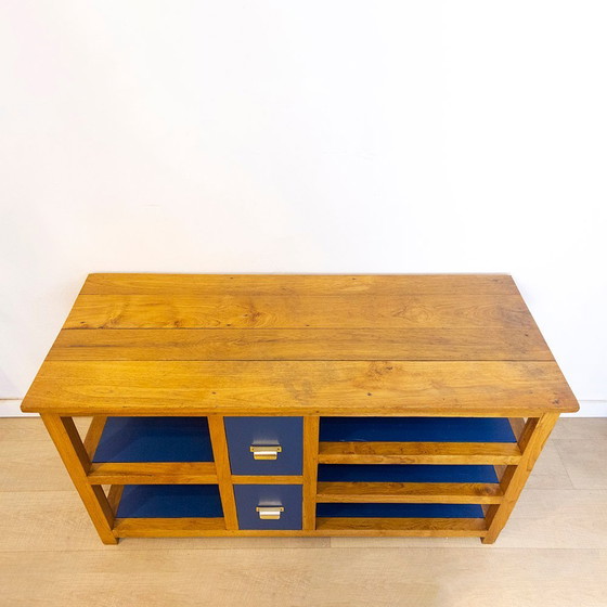Image 1 of Spanish TV Console in Teak Wood, 1970s
