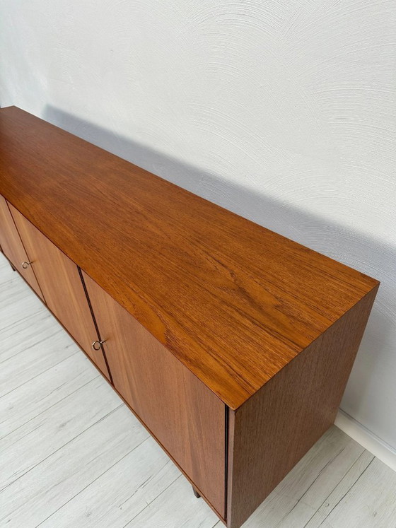 Image 1 of Vintage Large Teak Sideboard, Mid-Century Modern Scandinavian Design, 1960s