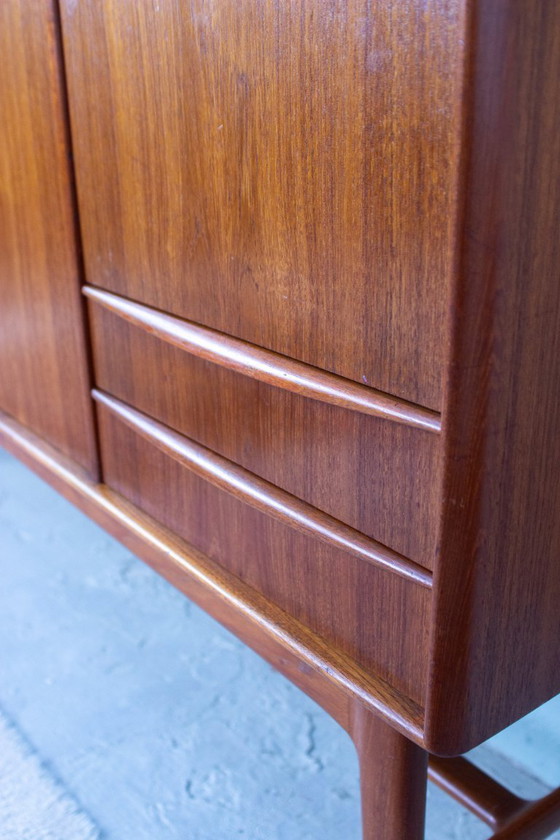 Image 1 of Vintage teakhouten dressoir Svend Aage Madsen Deense jaren 60