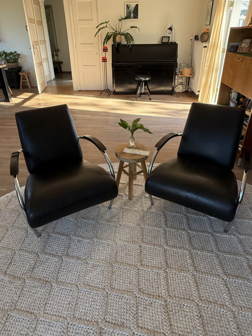 2 x Gelderland stoelen modèle 5470