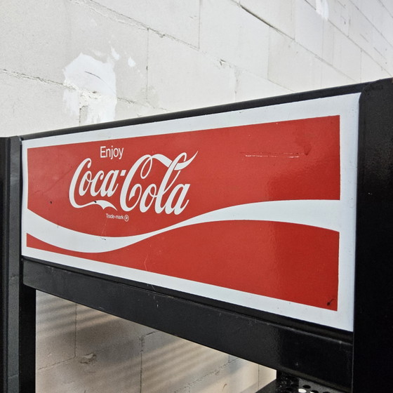 Vintage Coca-Cola Refreshment Center Horeca Stellingkast / Display Cabinet – coca cola, Drankenkasten, Metal (photo 10 of 15)