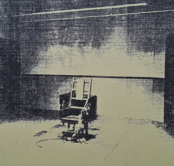 Image 1 of Después de Andy Warhol, Silla Eléctrica, década de 1980, litografía