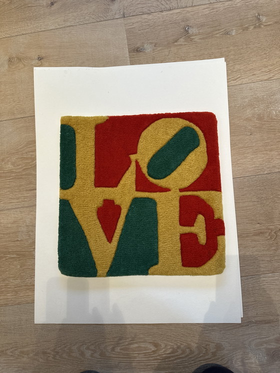 Image 1 of Wollen Robert Indiana wandkleed