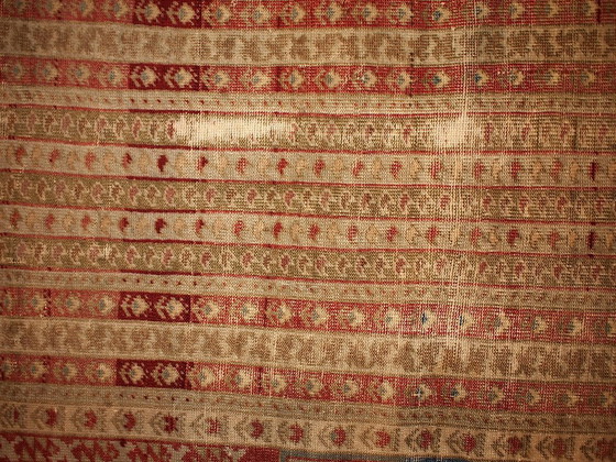 Image 1 of Handmade antique Turkish Ghurdes prayer rug 4.10' x 7.3' (152cm x 222cm) 1870s - 1B427