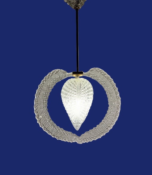 Lampada da soffitto a foglia Barovier & Toso