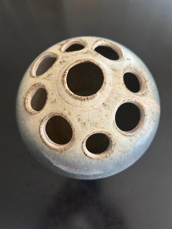 Image 1 of Keramische Pique Fleur vaas 1970