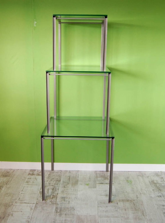 Image 1 of SALE -20% Set of 3 nesting tables designed by Richard Rooze 1999