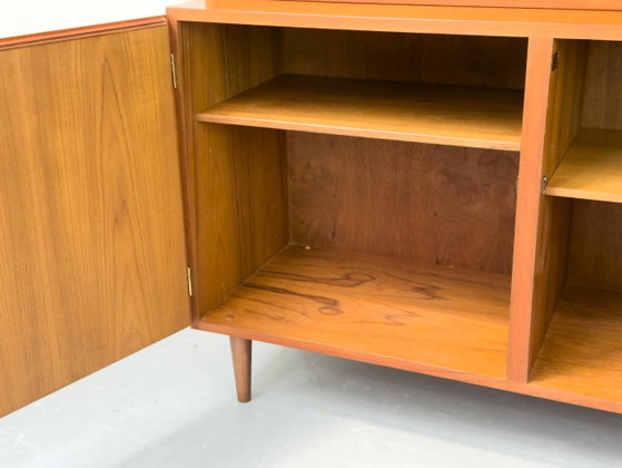Libreria vintage in teak con scrivania di Omann Jun, anni '60 – Librerie, Scandinavian (photo 7 of 31)