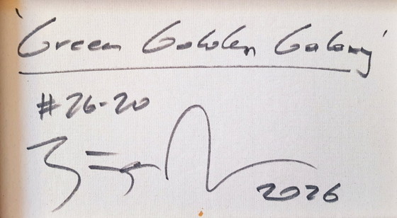 Image 1 of Jürgen Angeler - Green Golden Galaxy