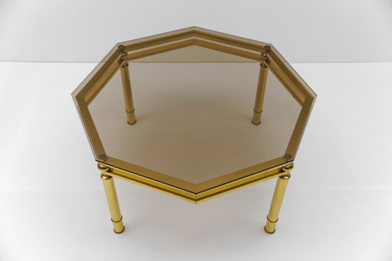 Image 1 of Vintage Italian Octagonal Regency Coffee Table, 1970s