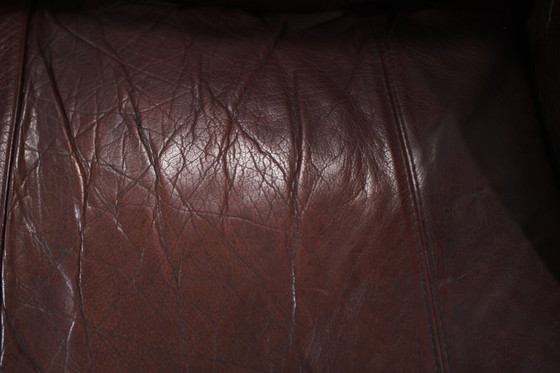 Image 1 of Perfecte, gepatineerde Le Bambole leren bank van Mario Bellini - B&B Italia