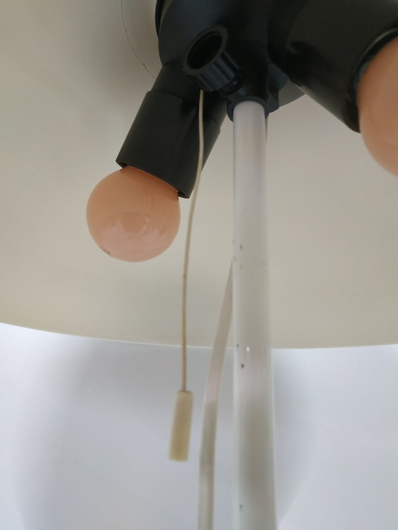 Image 1 of Vintage 1970s adjustable mushroom table lamp (2 spots)