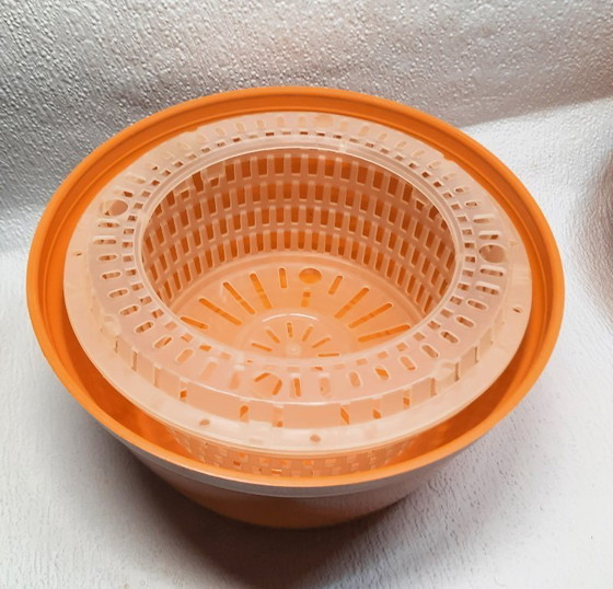 Image 1 of (W010) Moulinex Salad Garland vintage 313.0.00 – Arancione, in ottime condizioni (anni '70)