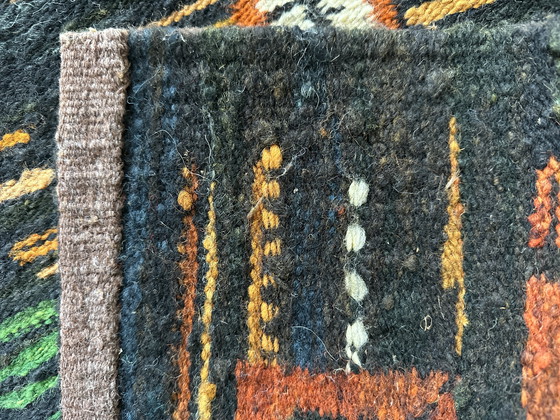 Image 1 of Tapisserie tuftée polonaise « Stara Robota » par Ewa Januszkowska pour ZWW (ca. 1965-1975)