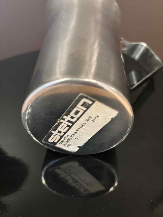 Image 1 of Pitcher Jug stainless steel Stelton design Arne Jacobsen.