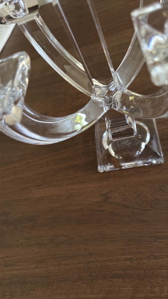 Vintage Nachtmann crystal candle holder in very good condition, Transparent (photo 7 of 9)