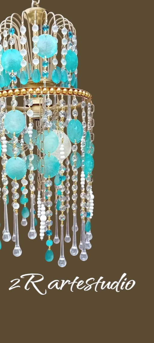 Chandelier Azzurra.Italy