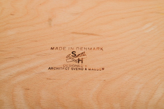 Image 1 of Mid Century Dänischer Teakholz-Schreibtisch von Svend Åge Madsen für Sigurd Hansen, 1950er Jahre