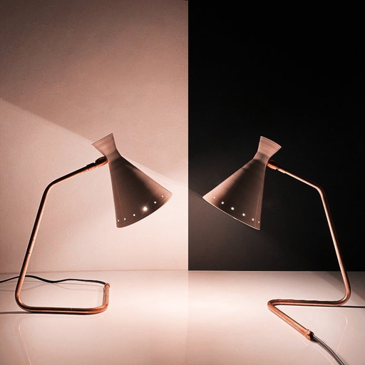 Pair of Cocottes 50's design lamps