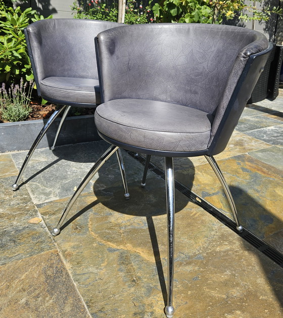 Image 1 of 4 Giotro Leolux dining chairs